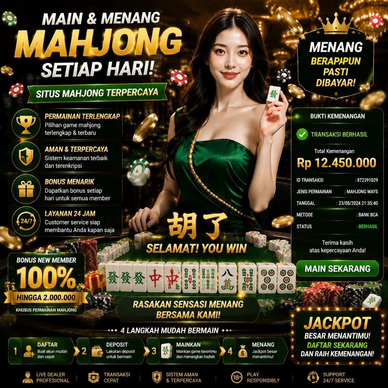 Main hometogelq.com Menang Jackpot Besar